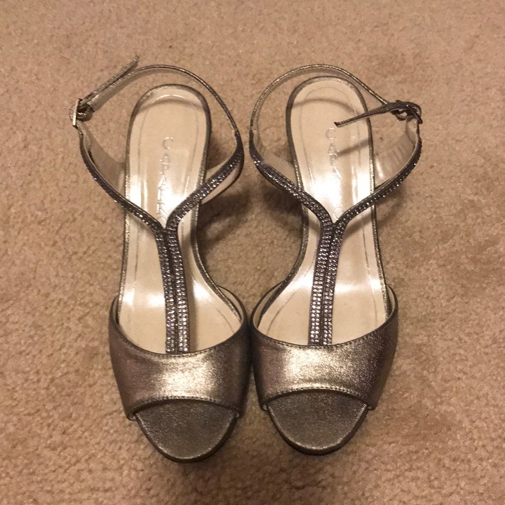 Caparros Heels metallic